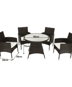 Set masa RANDEL + 4 scaune