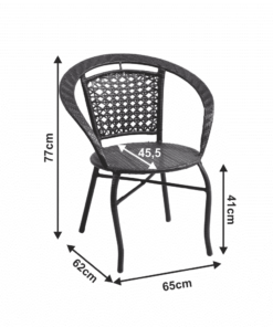 Set masa LASAN + 2 scaune