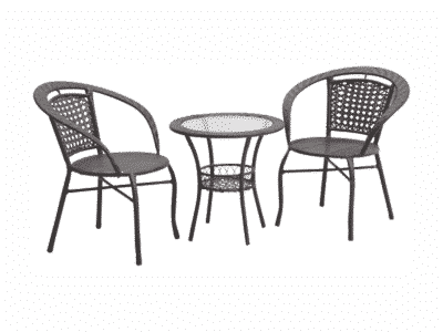Set masa LASAN + 2 scaune