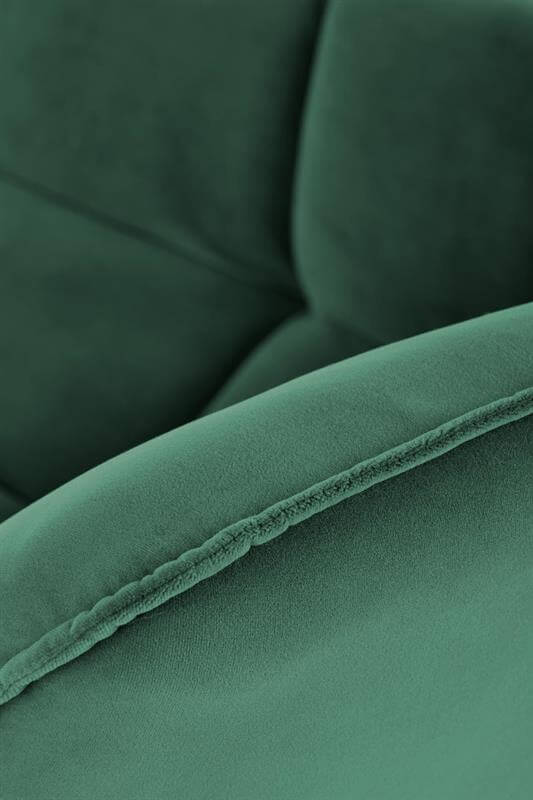 Fotoliu tapitat BELTON velvet verde H78 cm