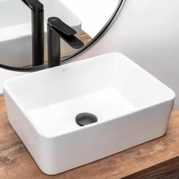 Lavoar Anita Mini alb ceramica sanitara – 48 cm