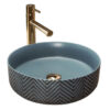 Lavoar Ashley ceramica sanitara albastru – 40 cm