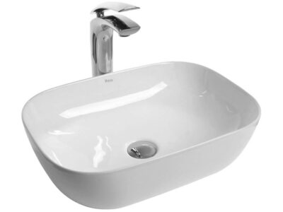 Lavoar Belinda Slim Alb ceramica sanitara – 46,5 cm