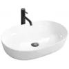 Lavoar Cleo Alb ceramica sanitara – 60,5 cm
