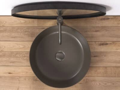 Lavoar Elma ceramica sanitara gri mat – 45 cm