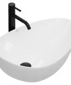 Lavoar Greta Alb ceramica sanitara – 65,5 cm