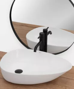 Lavoar Greta Alb ceramica sanitara – 65,5 cm