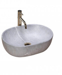 Lavoar Lara Gri ceramica sanitara – 48,5 cm