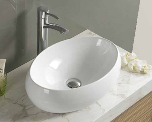 Lavoar Linda alb ceramica sanitara – 48,5 cm