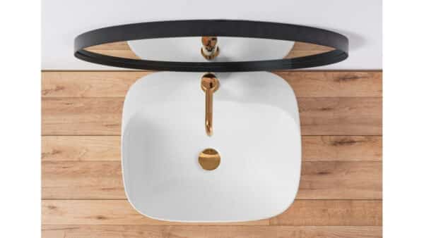 Lavoar Marika Alb ceramica sanitara – 50 cm