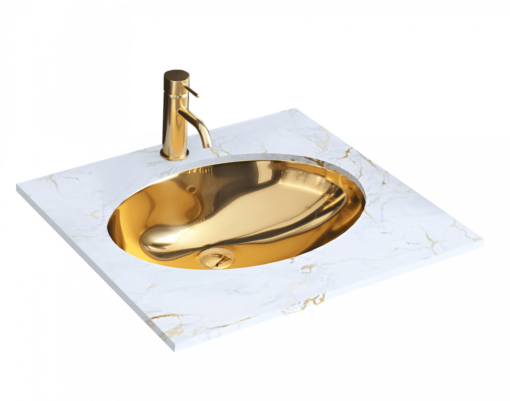 Lavoar Nel Gold ceramica sanitara – 47,5 cm