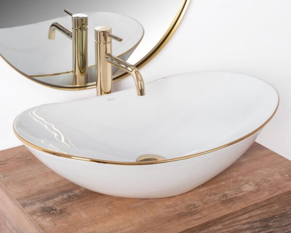 Lavoar Royal Gold Edge ceramica sanitara – 62,5 cm 1