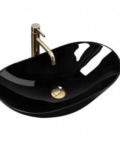 Lavoar Royal negru ceramica sanitara – 61,5 cm