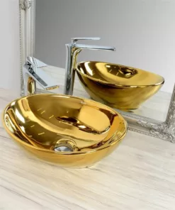 Lavoar Sofia Gold ceramica sanitara – 41 cm