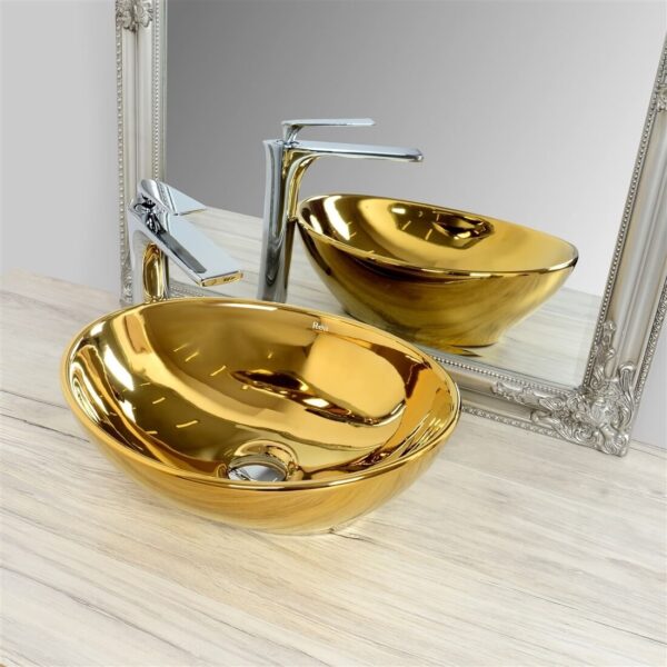 Lavoar Sofia Gold ceramica sanitara – 41 cm