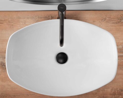 Lavoar Tango Alb ceramica sanitara – 57 cm