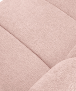 Canapea Lupine 4 locuri curbata chenilia personalizabila - L367 cm roz