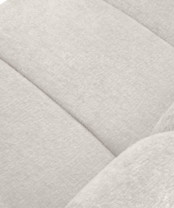 Canapea Lupine 4 locuri curbata chenilia personalizabila - L367 cm alb