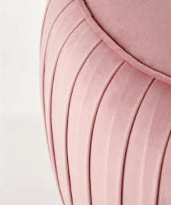 Taburet Aladin stofa catifelata roz - h44 cm
