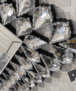 Oglinda Napoli dreptunghiulara cristal - H97 cm