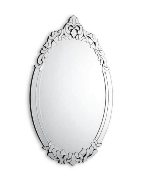 Oglinda decorativa Mosca ovala - H120 cm